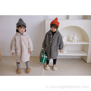 Cappotto di pelliccia caldo per bambini
